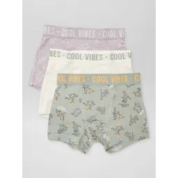 KIABI Boys Pack Of 3 Printed Trunks AZI96SKATE2-picture-36