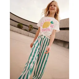 KIABI Girls Striped Comfort Trousers-picture-10