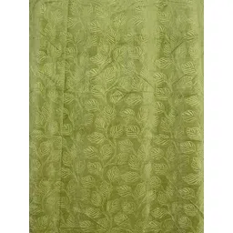 Kiara Creations Green 2 Pieces Floral Room Darkening Window Curtains image 4