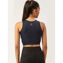 KICA Navy Blue High Support Full Coverage Sports Bra - Rapid Dry image 2