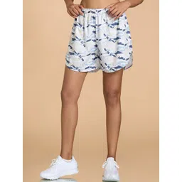 KICA Women Abstract Printed High-Rise Training Or Gym Sports Shorts-picture-14