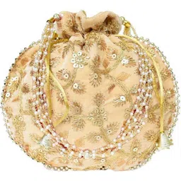 kicha Women Beige Potli-picture-23