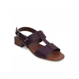 Kickers Women's BUCLY-IN Burgandy Ankle Strap Sandals-picture-32