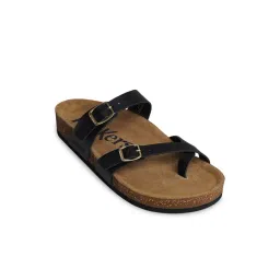 Kickers Women's KICK- DIYA Black Toe Ring Sandals-picture-38