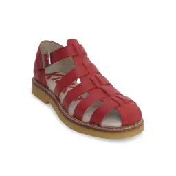 Kickers Women's LERGO-IN Red Terracotta Fisherman Sandals-picture-14