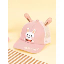 KICKS & CRAWL Kids Cotton Self Design Baseball Cap-picture-15