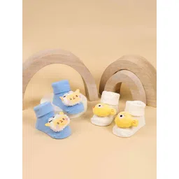 KICKS & CRAWL Kids Infants Pack of 2 Fishy Patterned Socks-picture-40