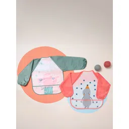 KICKS & CRAWL Kids Pack Of 2 Printed Bibs-picture-38