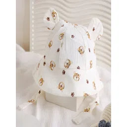 KICKS & CRAWL Kids Printed Cotton Bucket Cap-picture-24