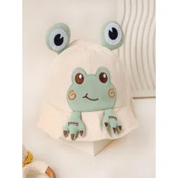 KICKS & CRAWL Kids Printed Cotton Hoppy Heads Cap-picture-22