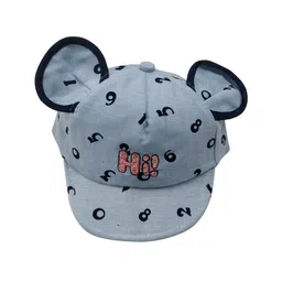 Kid-O-World Cotton Hi Text Embroidered Cap - Blue-picture-27