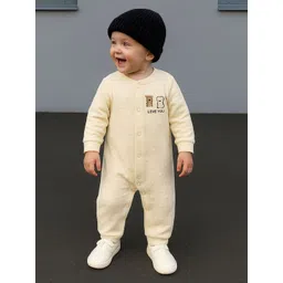 Kidbea Infants Printed Round Neck Soft Cotton Comfortable Rompers-picture-11