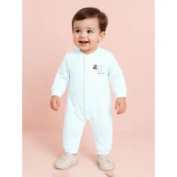 Kidbea Infants Printed Round Neck Soft Cotton Comfortable Rompers image 1