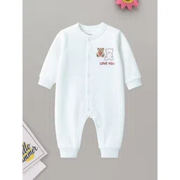 Kidbea Infants Printed Round Neck Soft Cotton Comfortable Rompers image 4