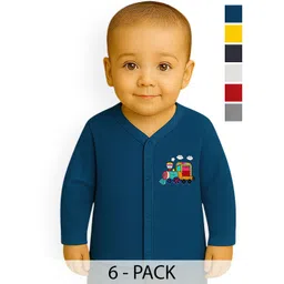 KidBee Kids Pack Of 6 Printed Jhabla 1001-PL-JFS-6PC-picture-12
