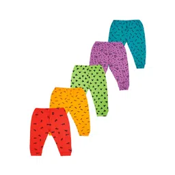 Kiddeo Boys Pack of 5 Cotton Printed Pants-picture-45