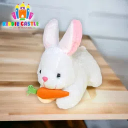 kiddie castle Soft Rabbit Small with Carrot Stuffed Soft Plush Toy Height - 25 cm-picture-14