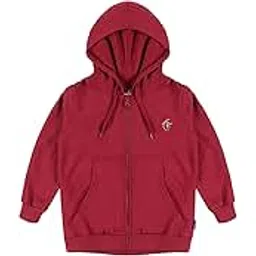 KiddoPanti Boys Solid Cotton Full Sleeve Zip-Up Front Open Hooded Sweatshirt-picture-15