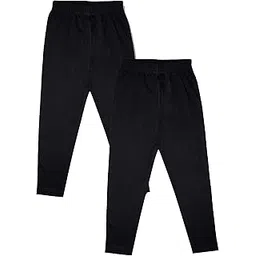 KiddoPanti Girls Solid Ankle Length Leggings Pack of 2 | Super Soft & Stretchable Cotton Lycra | Comfortable Fit with Elastic Waistband | Everyday Wear-picture-13