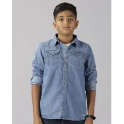 kiddopanti Boy Regular Fit Full-Sleeves Shirt-picture-53