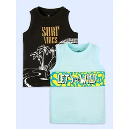KiddoPanti Boys 2 Printed Applique T-shirt-picture-58