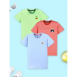 KiddoPanti Boys 3 Printed T-shirt-picture-19