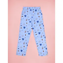 KiddoPanti Boys All-Over Coffee Printed Cotton Lounge Pant-picture-13