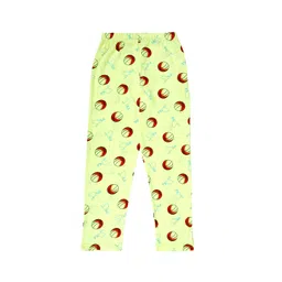 KiddoPanti Boys All Over Printed Pure Cotton Straight Lounge Pants image 4
