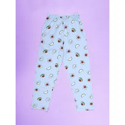 KiddoPanti Boys Avocado Printed Pure Cotton Mid-Rise Lounge Pant-picture-24