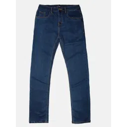 Kiddopanti Boys Blue Solid Jeans-picture-11