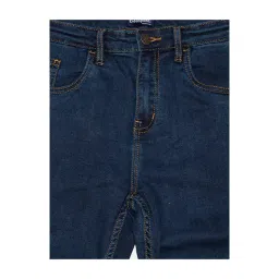 Kiddopanti Boys Blue Solid Jeans image 3