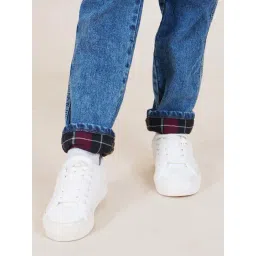 Kiddopanti Boys Blue Solid Jeans image 5