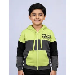 KiddoPanti Boys Colourblocked Hooded Sweatshirt-picture-19