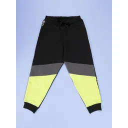 KiddoPanti Boys Colourblocked Jogger-picture-28