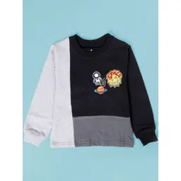 KiddoPanti Boys Colourblocked Sweatshirt-picture-18