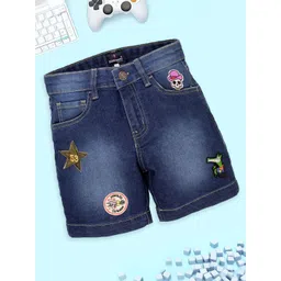 KiddoPanti Boys Denim Denim Shorts-picture-18