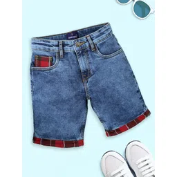 KiddoPanti Boys Denim Denim Shorts image 1