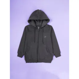 KiddoPanti Boys Full Sleeve Zip Front Open Hooded Fleece Sweatshirt-picture-25