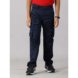 KiddoPanti Boys Mid Rise Pure Cotton Cargos-picture-17