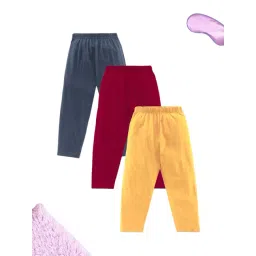 Kiddopanti Boys Multicolor Cotton Regular Fit Pyjamas - Pack of 3-picture-24