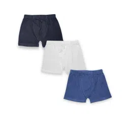 Kiddopanti Boys Multicolor Solid Boxer Shorts (Pack Of 3)-picture-35