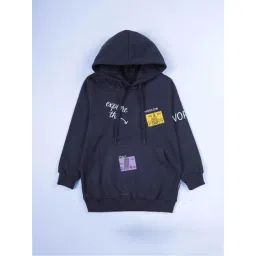 Kiddopanti Boys Navy Blue Applique Regular Fit Sweatshirt-picture-42