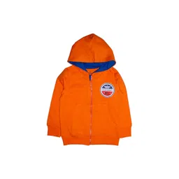 KiddoPanti Boys Orange Solid Sweatshirt-picture-41
