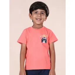 KiddoPanti Boys Printed Applique T-shirt-picture-57