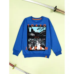 KiddoPanti Boys Printed Round Neck Full Sleeve Sweatshirt-picture-50