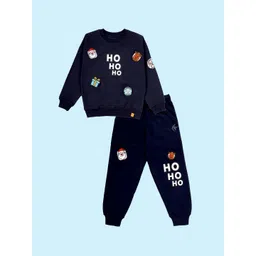 KiddoPanti Boys Printed Round Neck Sweatshirt & Jogger-image-31