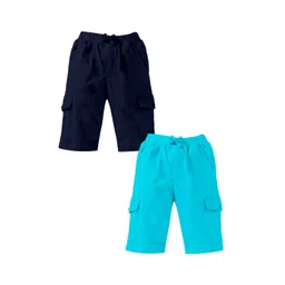 KiddoPanti Boys Pure Cotton Cargo Shorts-picture-10