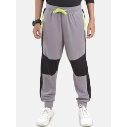 KiddoPanti Boys Pure Cotton Mid Rise Joggers-picture-19