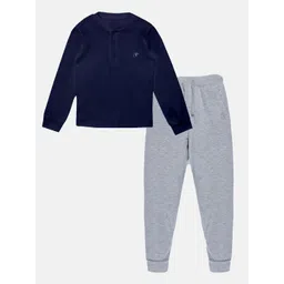 KiddoPanti Boys Pure Cotton T-shirt With Trousers-picture-27