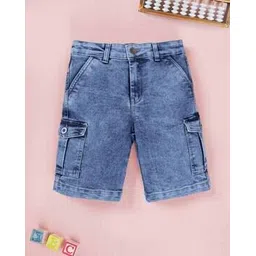 kiddopanti Boys Regular Fit Cargo Shorts-picture-16